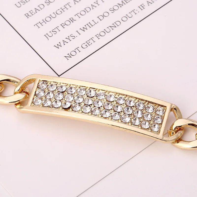 Взрывоопасный креативный браслет для мужчин и женщин имитация золота полный