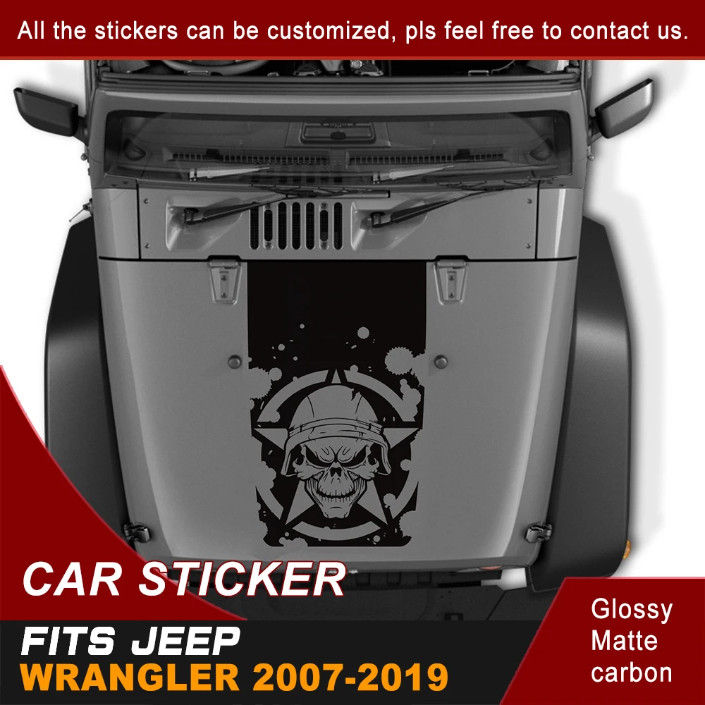 

наклейки на авто Автомобильные наклейки 1 шт., капот, графические виниловые автомобильные наклейки на заказ для Jeep Wrangler Rubicon Sport Sahara 2 или 4 две...