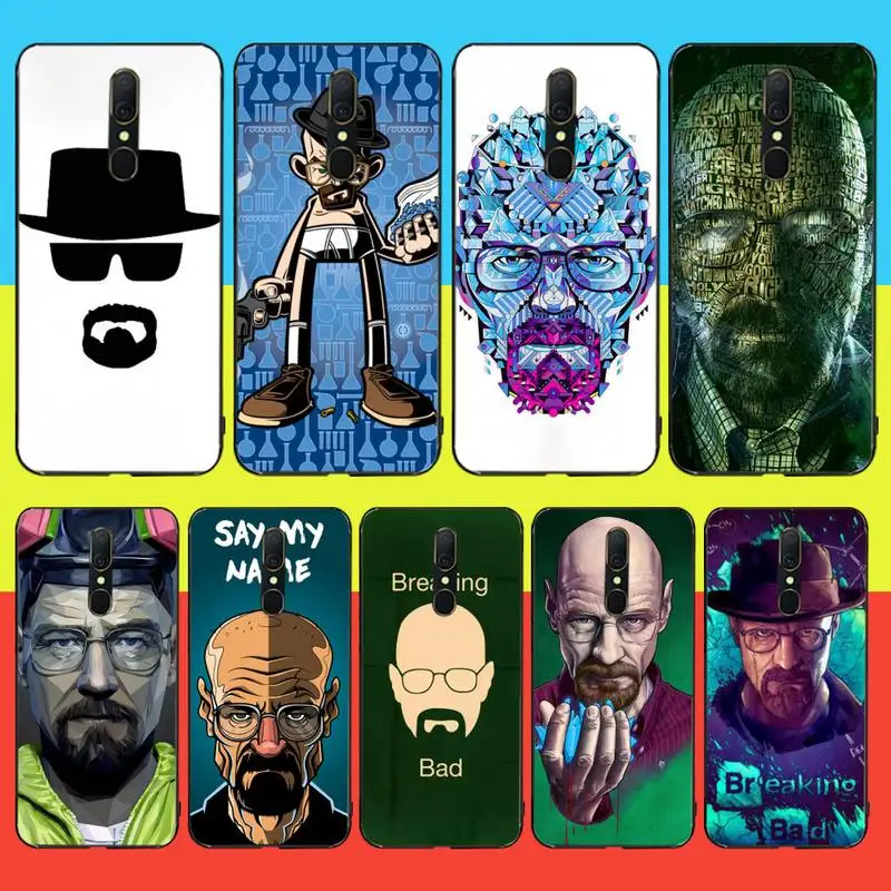 Чехол PENGHUWAN Heisenberg Breaking Bad из ТПУ черный чехол для телефона корпус Oppo A5 A9 2020 Reno Z