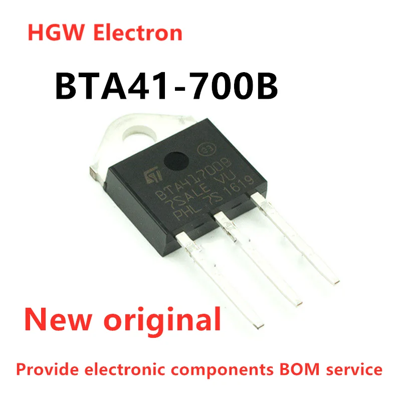 5 шт./лот BTA41-700B BTA41700B BTA41-700 BTA41 TO-3P Triacs 40 Amp 700 ВОЛЬТ новый оригинальный
