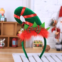 new christmas antlers fabric cartoon hair band cute christmas tree mens and womens headband hair accessories