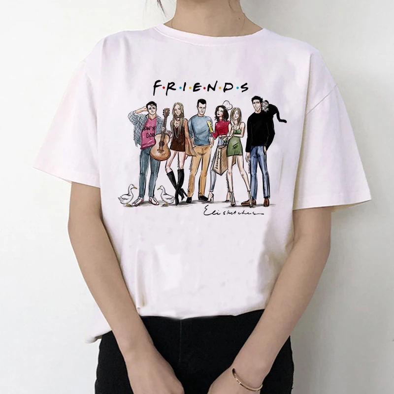 Женская футболка с надписью Friend Tv Show одежда для женщин друзей топ в стиле