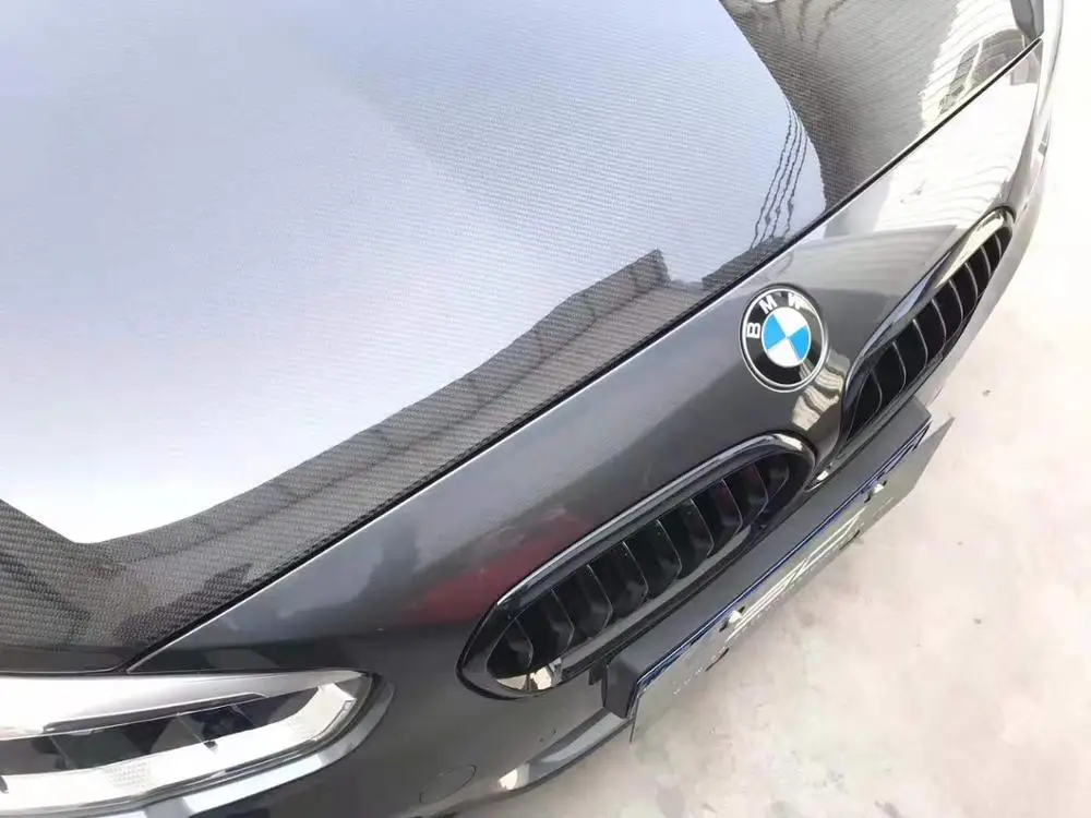 Крышка вентиляционного отверстия переднего бампера двигателя из углеродного