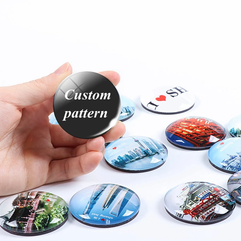 Круглые магнитные наклейки сделай сам 10 шт. в наборе 23 мм/28 мм подходит для стекла