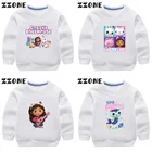 Свитшот детский с капюшоном и изображением кукольного домика