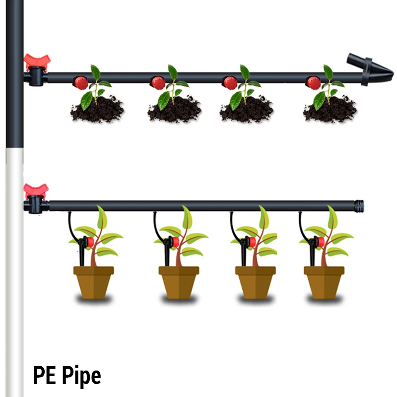 10 50 шт. Регулируемая микро система капельного орошения поливные спринклеры