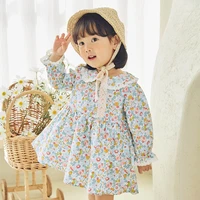 pureborn infant toddler girls dress breathable cotton baby girl dress long sleeve princess holiday baby clothing spring autumn