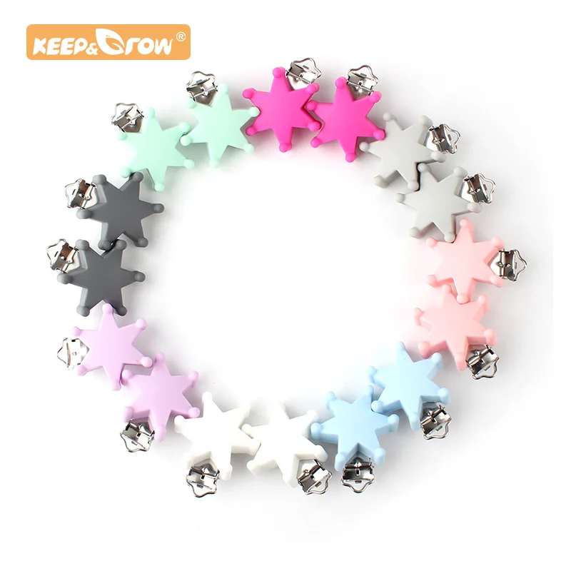 Keep & вырасти из звездочек 1 шт. Соска пустышка с Силиконовый Прорезыватель для