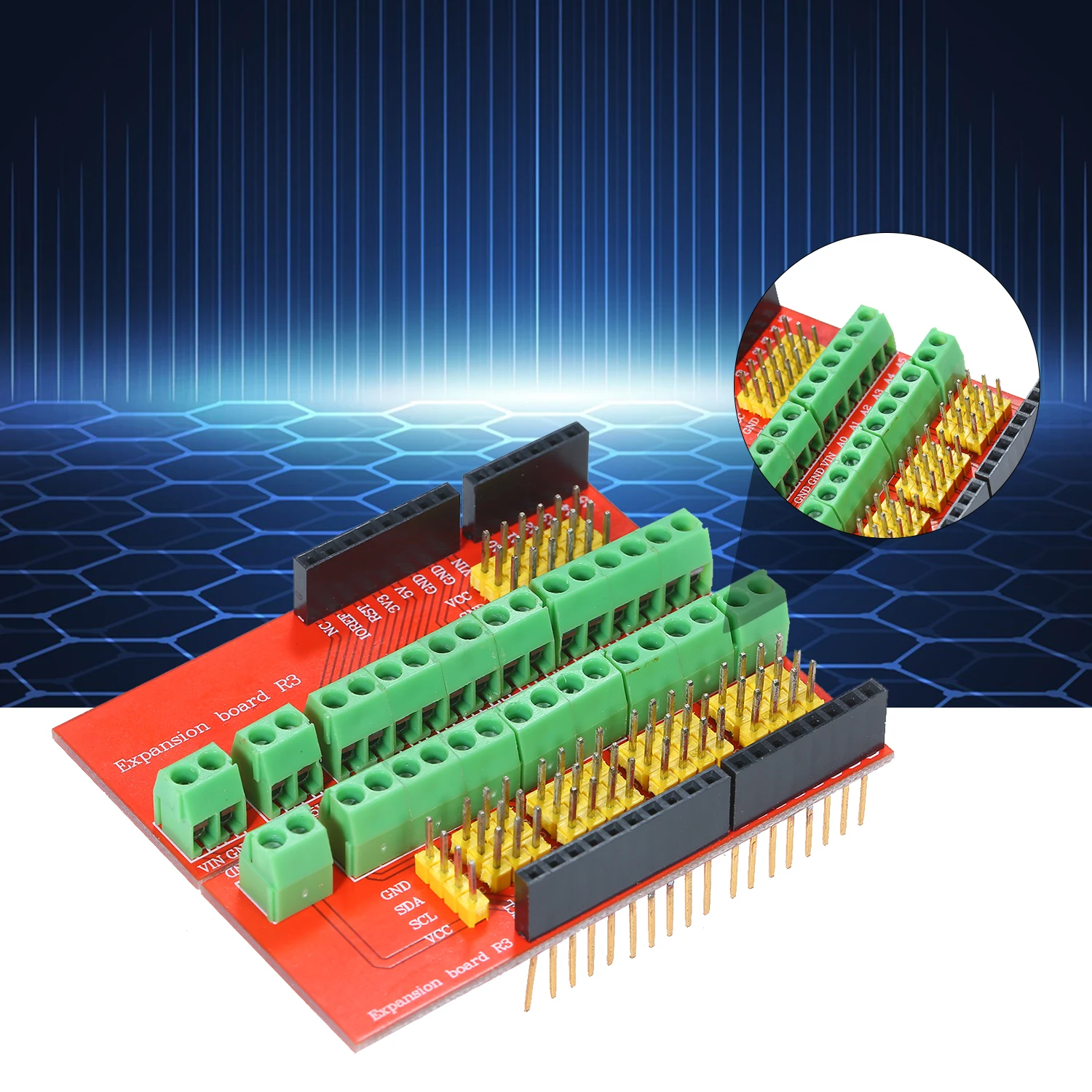 Клеммная плата винтовой щит V3 терминальная Плата расширения совместимая с UNO R3