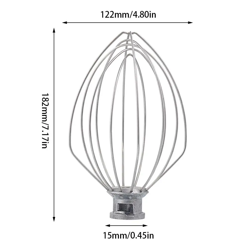 1 шт. 304 проволочная взбивалка из нержавеющей стали смеситель для KitchenAid K45WW 9704329
