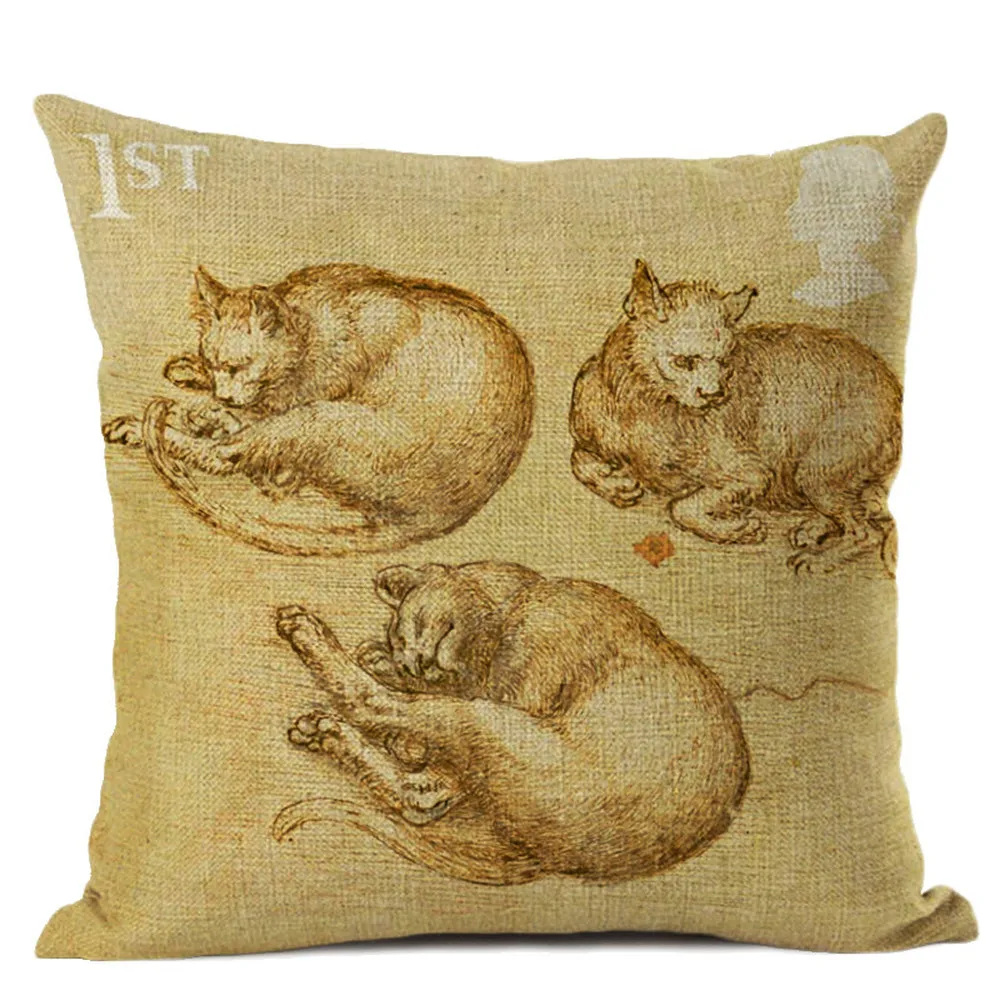 Сахарная кожа чехол в виде кофейного домика панк Череп искусство льняная смесь