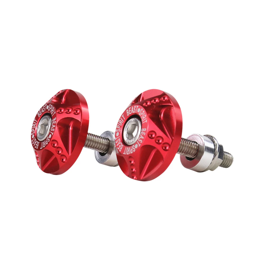 Винты M6 для мотоцикла одна пара дух зверя винты номерного знака универсальные honda