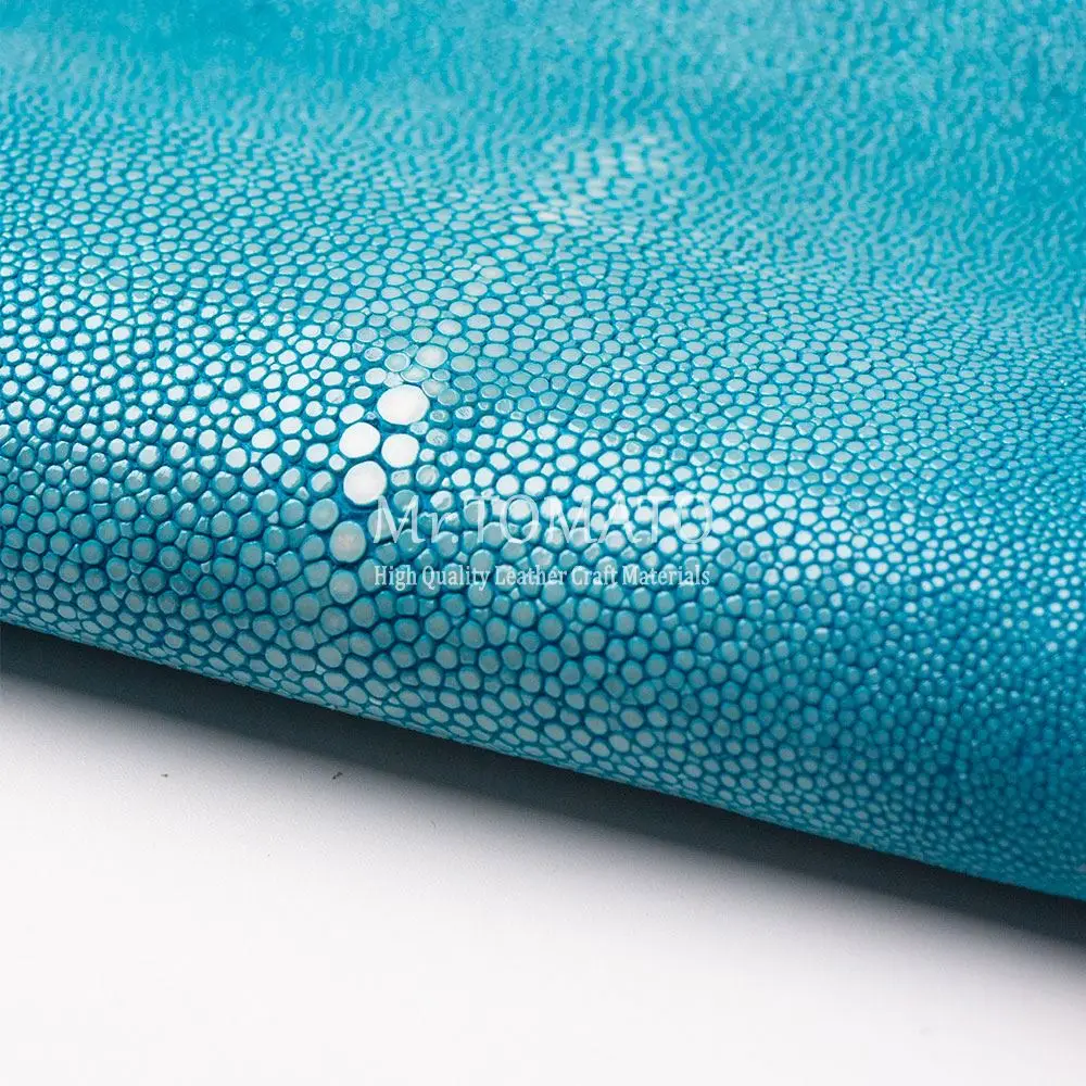 Натуральная кожа ската Manta Ray рыбья DIY кожаные ремесленные часы ремень нож ручка