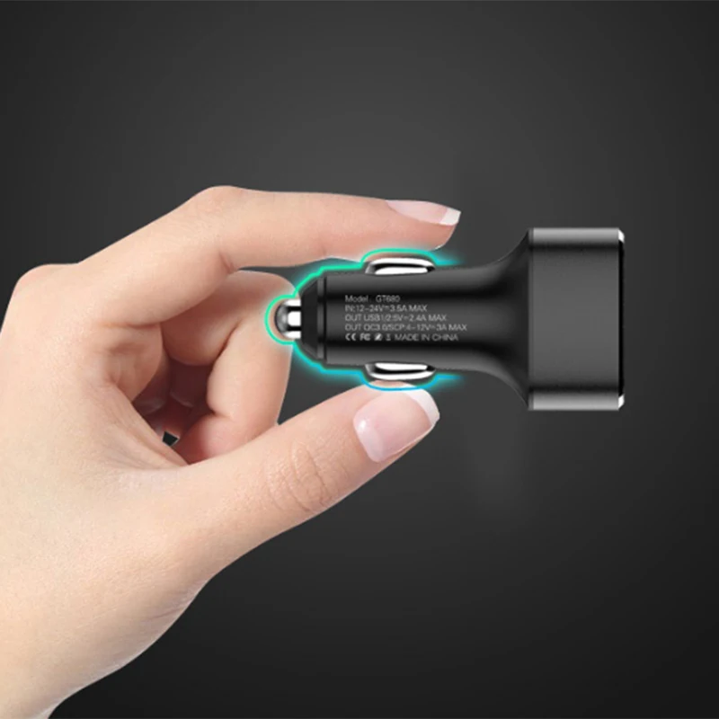 Автомобильное зарядное устройство для сотового телефона адаптер питания