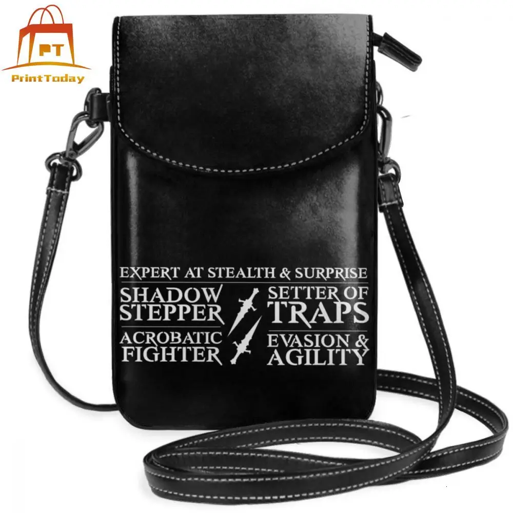 

Thief Game Shoulder Bag Thief Leather Bag Slim High quality Women Bags Teen Crossbody Shopping Womens Print Multi Pocket Purse