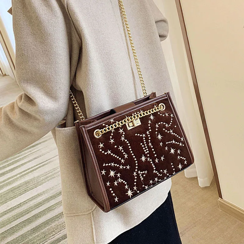 Кожаные модные сумки на плечо высокое качество сумка через роскошные женские