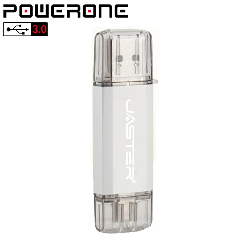 POWERONE,, Usb флеш-накопитель OTG, Тип C, 128 ГБ, 64 ГБ, 32 ГБ, 16 ГБ, USB флеш-накопитель, 3,0, высокоскоростная Флешка для устройств type-C