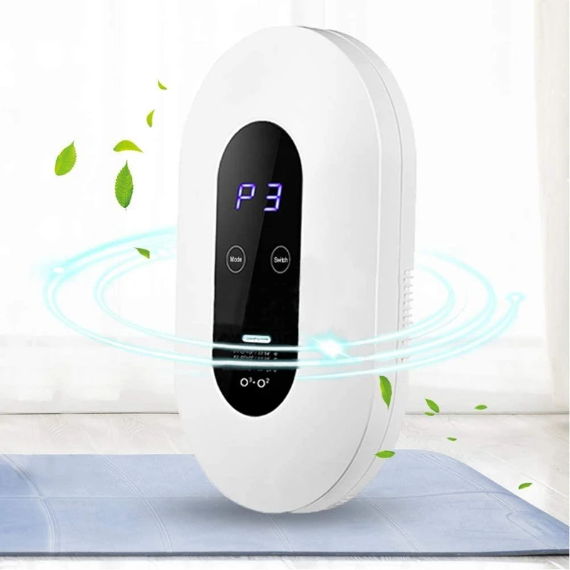 

Ozone Machine Air Purifier Deodorization Home Air Ionizers Deodorizer with 4 Modes Automatic Timing Function EU Plug