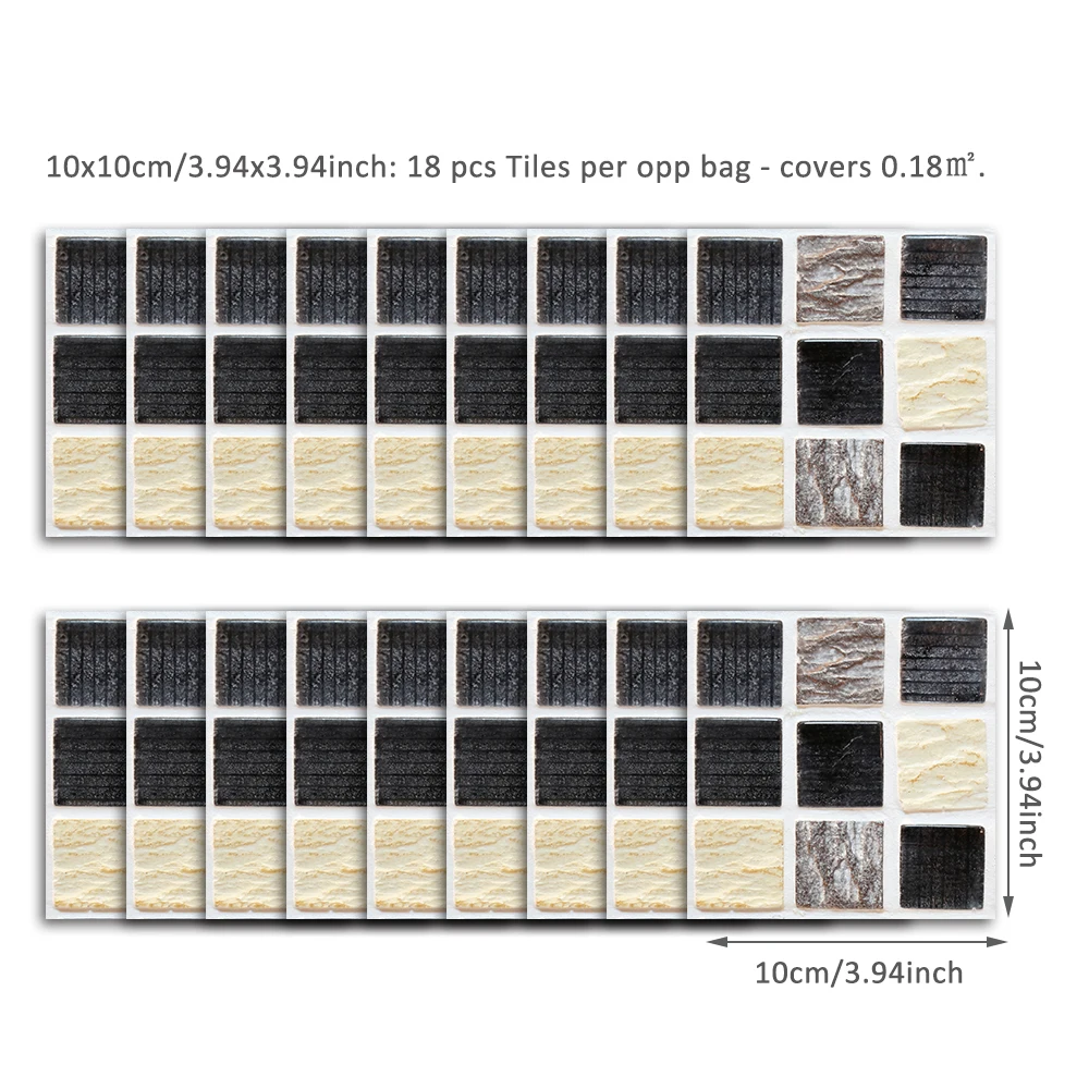 Самоклеящаяся белая мозаичная плитка Funlife наклейки для украшения ванной кухни