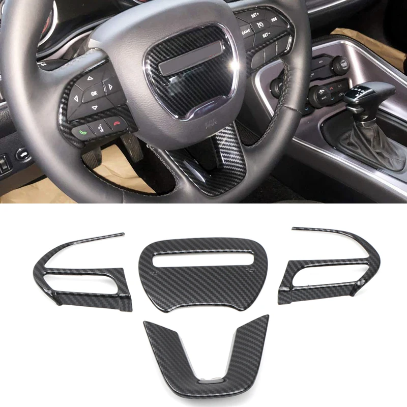 Аксессуары для стайлинга автомобиля крышка кнопки рулевого колеса отделка 4 шт.