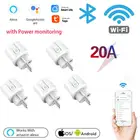 Смарт-розетка с голосовым управлением и таймером, 20 А, 220 В