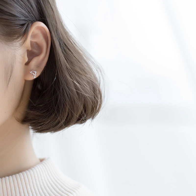 Colusiwei минималистский дизайн Аутентичные 925 стерлингового серебра с симпатичным