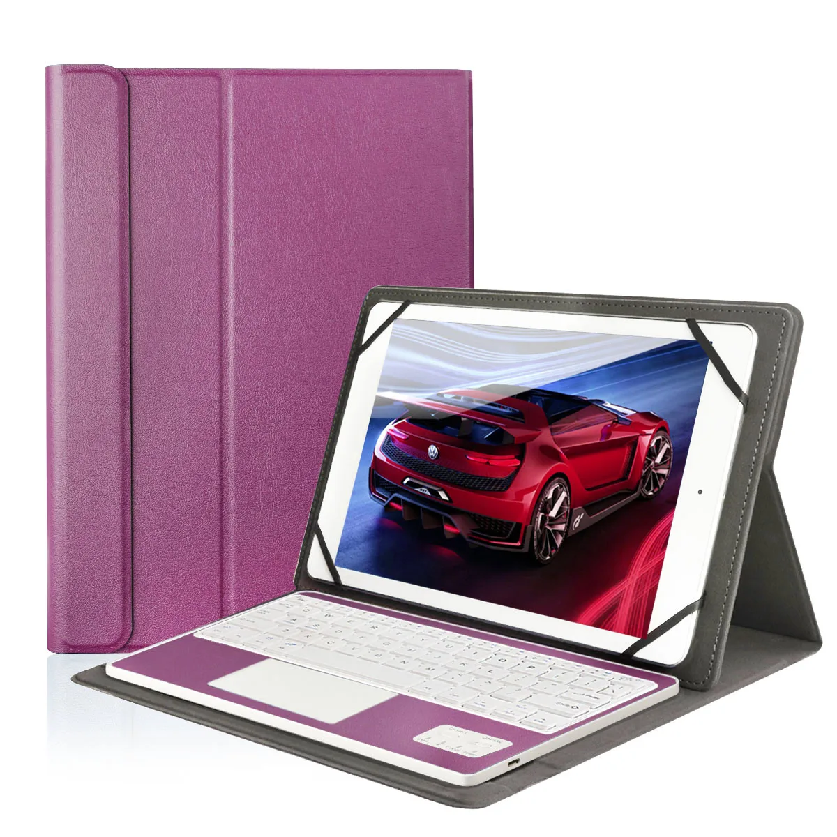 case with keyboard Чехол-подставка с клавиатурой Bluetooth для samsung Galaxy Tab A Tab S 9," 10,1" 10," дюймов, универсальный IOS Android Windows - Цвет: case with keyboard