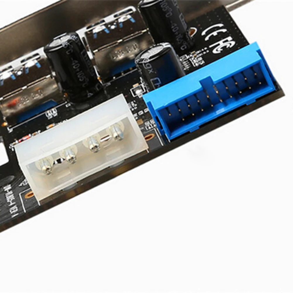 Адаптер PCI Express USB3 PCIe x1 USB 3 0 2 порта адаптер USB3.0 PCI-e Расширительная карта e на