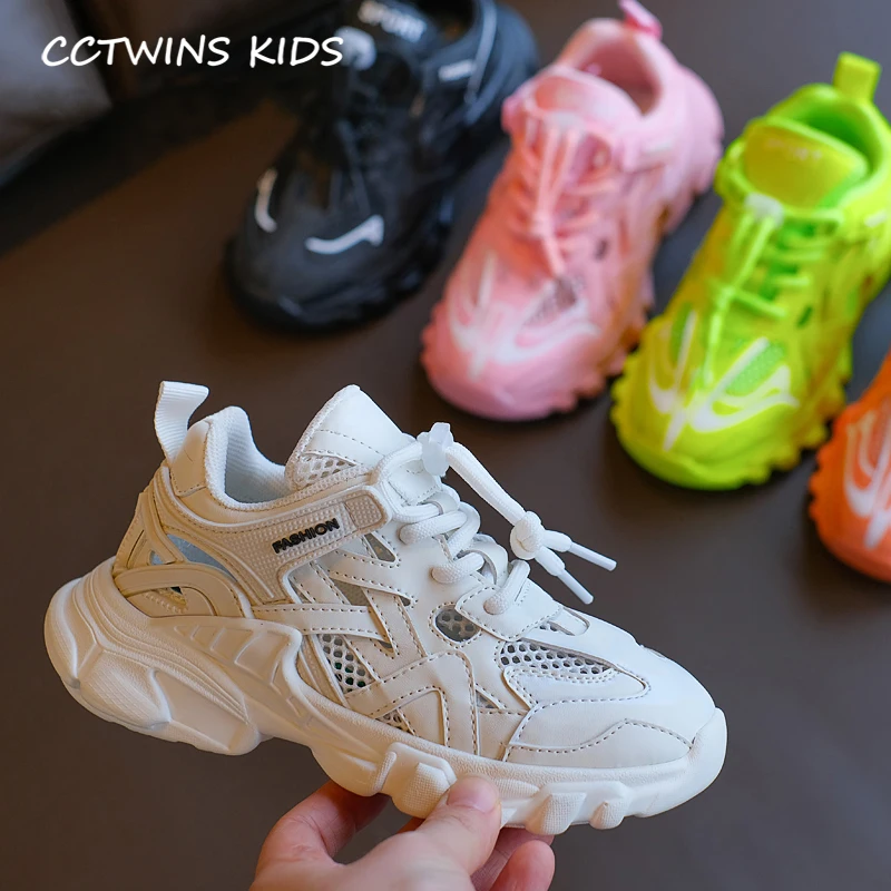 

CCTWINS Kids Shoes 2020 Summer Children Mesh Breathable Shoes Baby Girls Sport Sneakers Boys Fashion Casual Trainers FS3791