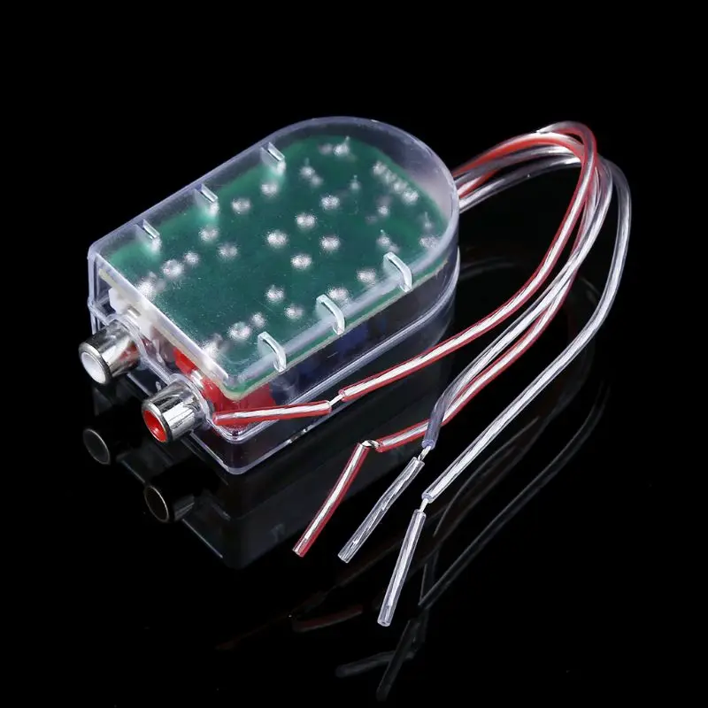 

12V RCA Car Stero Radio Converter Speaker High To Low Amplifier Impedance Converter