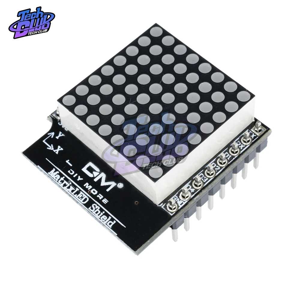 Светодиодный экран матрицы V1.0.0 для WEMOS D1 Mini модуль 8 контроля выхода цифрового