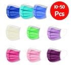 Маски одноразовые, 3 слоя, для Хэллоуина, 10-50 шт.