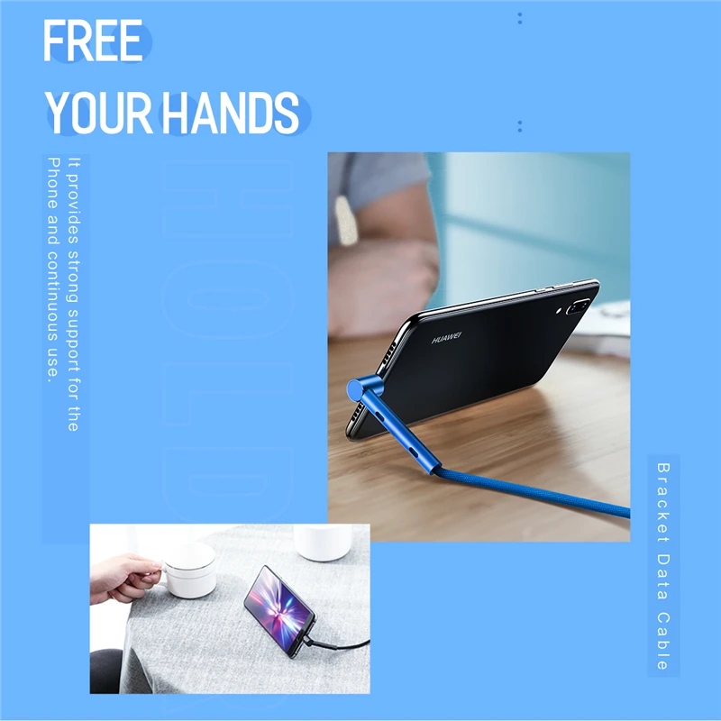 Рок-н-кабель с разъемом USB типа C держатель для подключения кабеля к кабелю Xiaomi Type-C