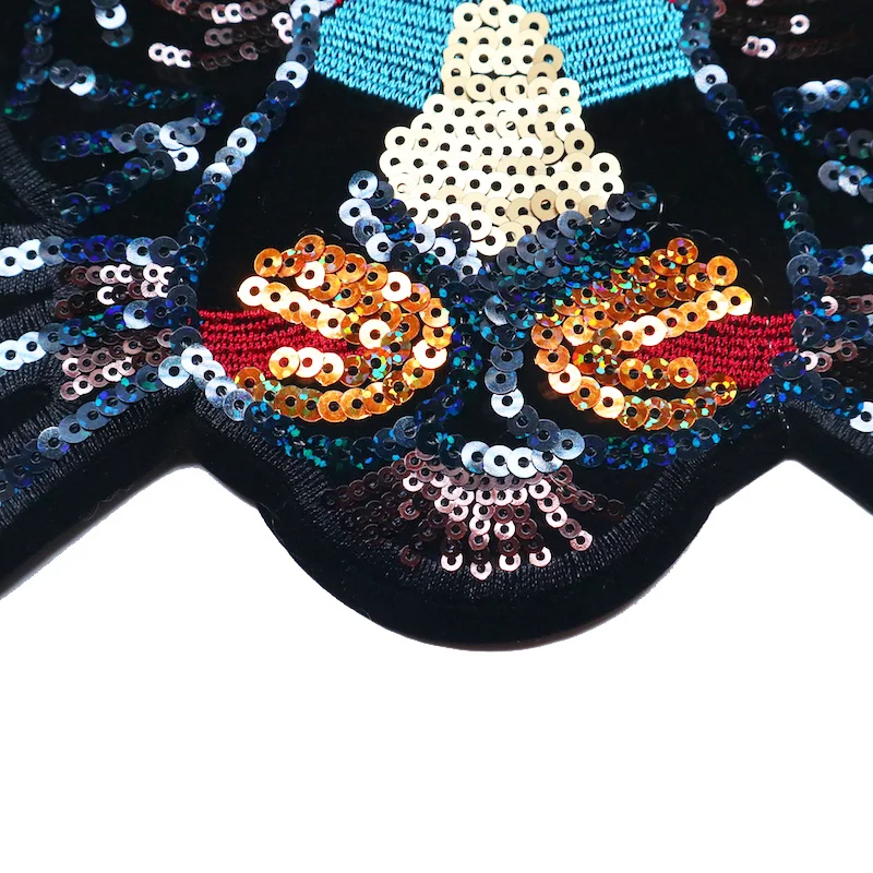 Дикий стильный леопардовый комплект одежды головка аппликационные заплатки