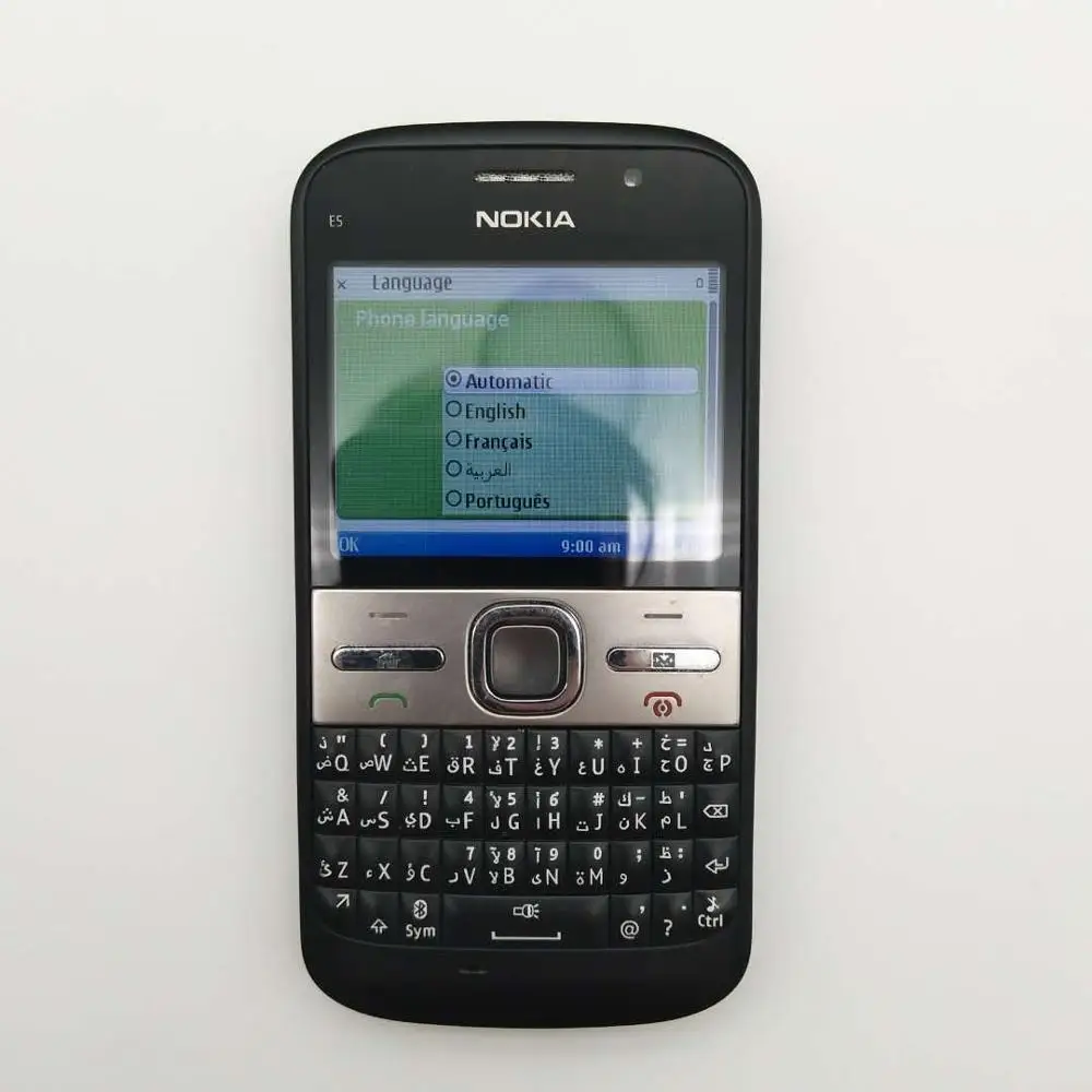 nokia e5 refurbished original unlocked nokia e5 5mp camera 3g network russian keyboard russian languge cell phones fast free global shipping