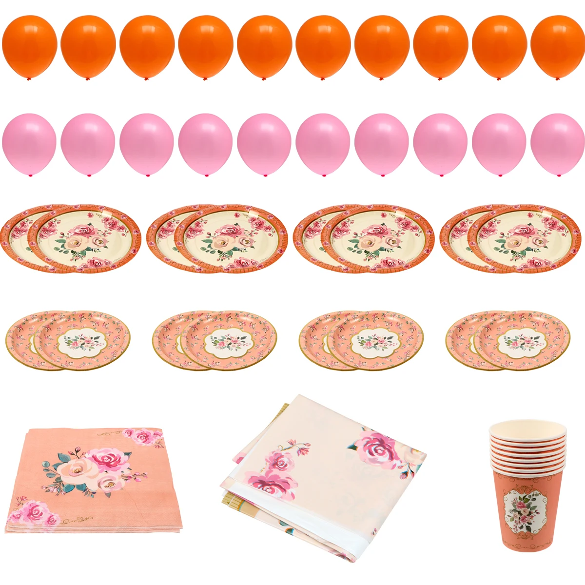 1 Набор бумажного стола набор столовых приборов Бумажных Столовых для