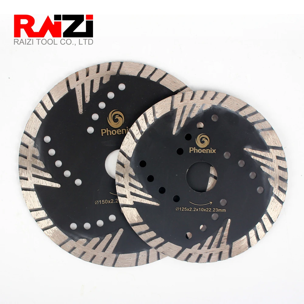 125/150 мм режущее полотно для гранита шлифовальной машины турбо боковая защита