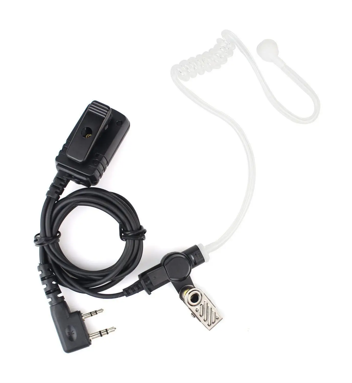 Oppxun 2 Pin PTT MIC Скрытая Акустическая трубка наушник для KENWOOD Bofeng QUANSHENG TYT|Рации| |