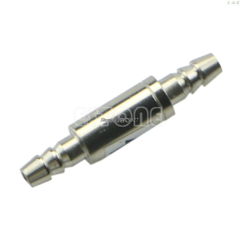 Новый обратный клапан CO2 из нержавеющей стали односторонний для аквариума