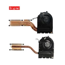 USED Original SWG Discrete Graphics Heatsink CPU GPU Cooler Fan for Lenovo ThinkPad E490 E590 Laptop 02DL822 02DL823 02DL824