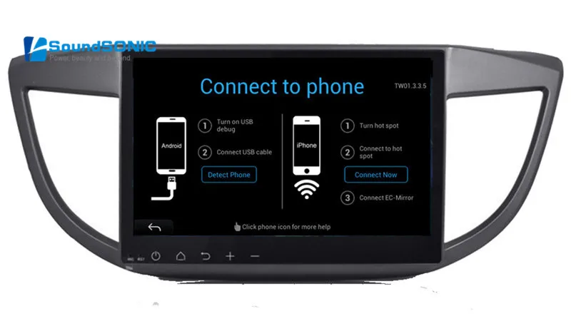 10 2 дюймовый полный сенсорный экран Android 6 0 Автомобильный DVD GPS специально для Honda CRV