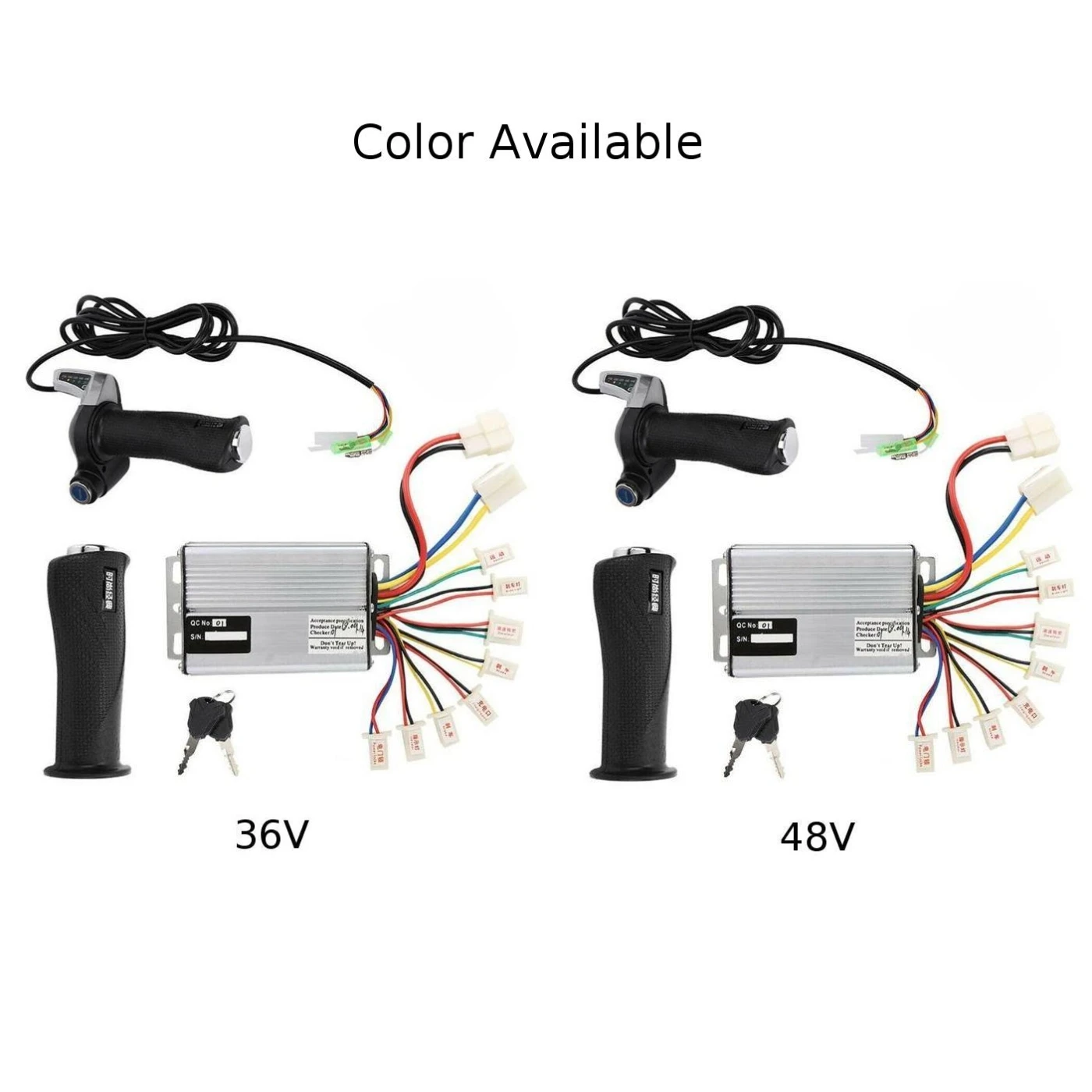 

36V Thumb Throttle 48V Motor Speed Controller For Electric Bicycle Useful