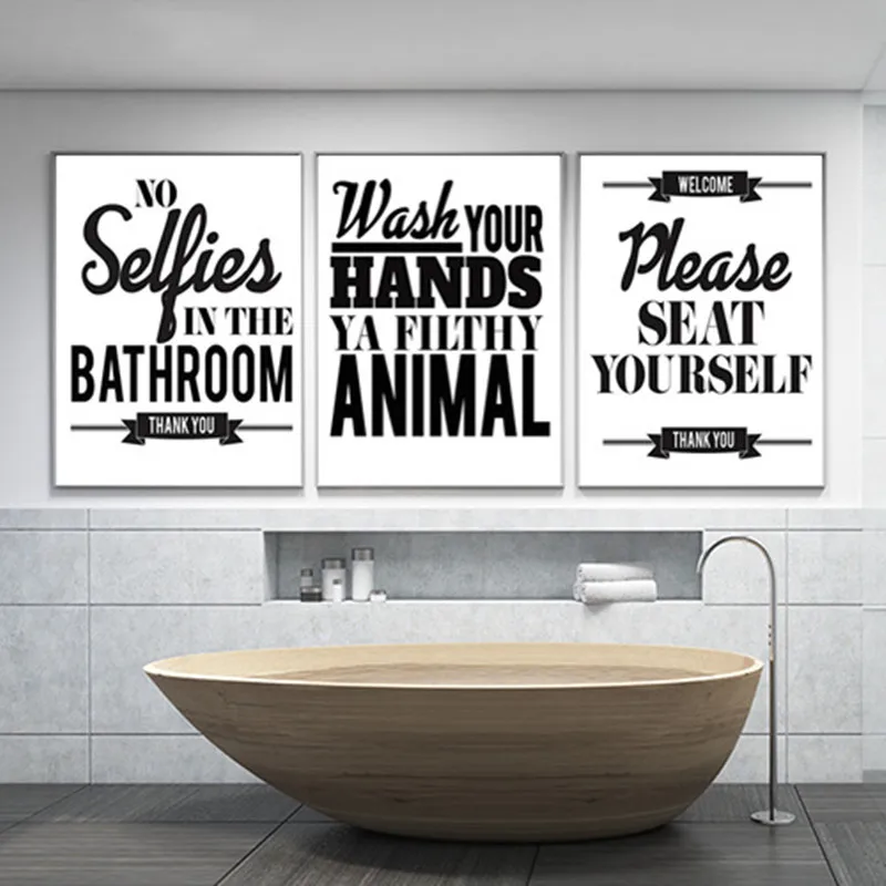 Настенная Картина на холсте в скандинавском стиле черно белая с рисунком зубной