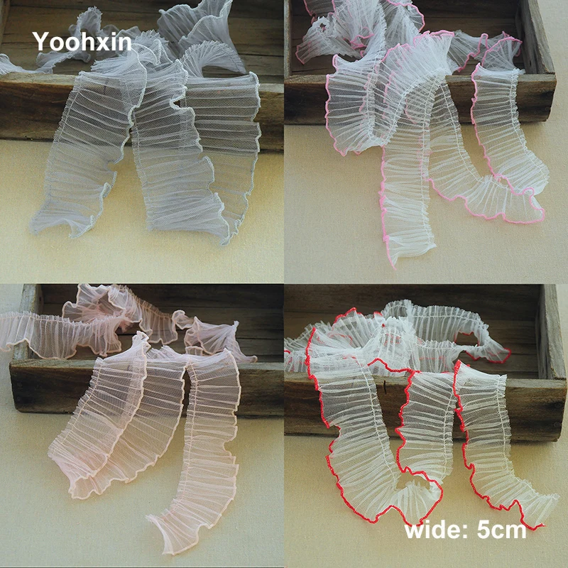 Современная вышивка 5 см белая Цветочная кружевная ткань отделка лента сделай