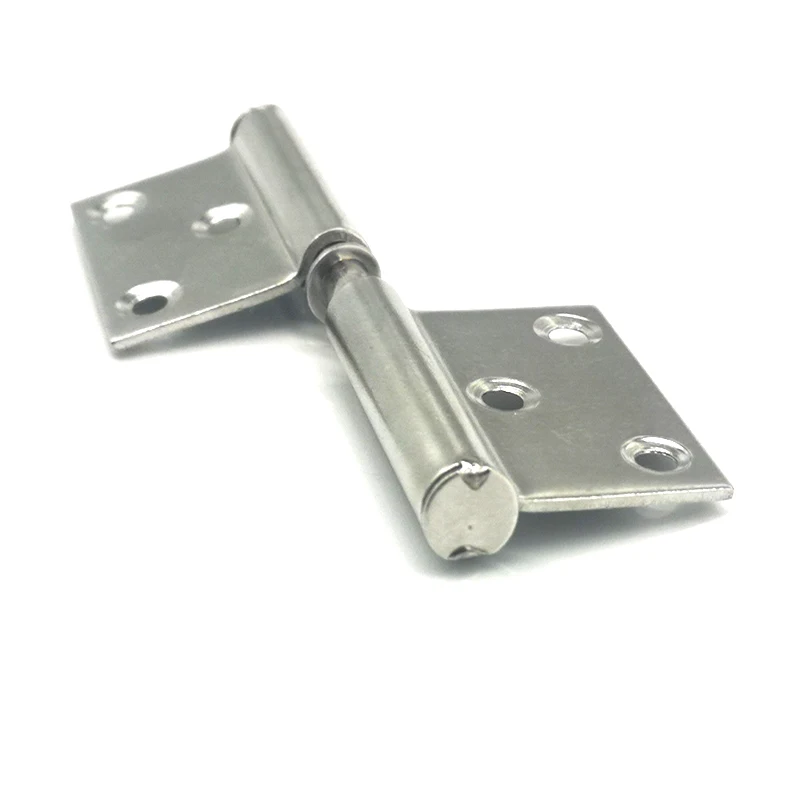 

5Pcs Stainless steel Door Detachable Hinge Window Door Hinge Removable for Toilet Bathroom