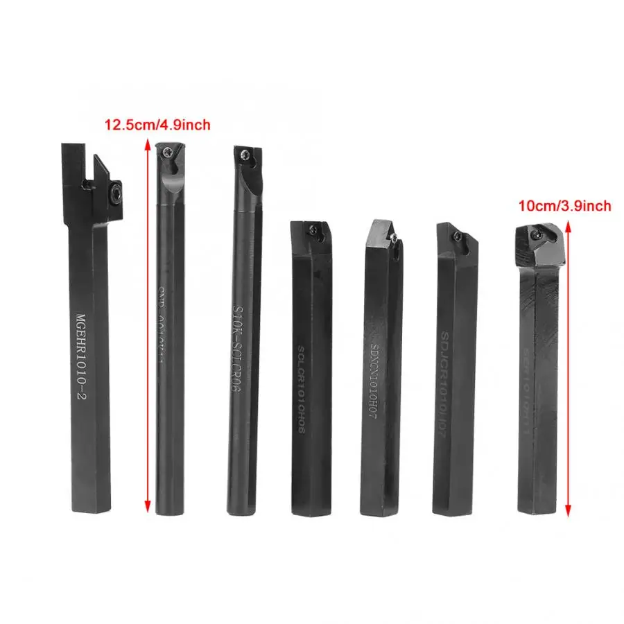 Токарный инструмент 21 шт. токарный хвостовик стержень + гаечный ключ вставки нож