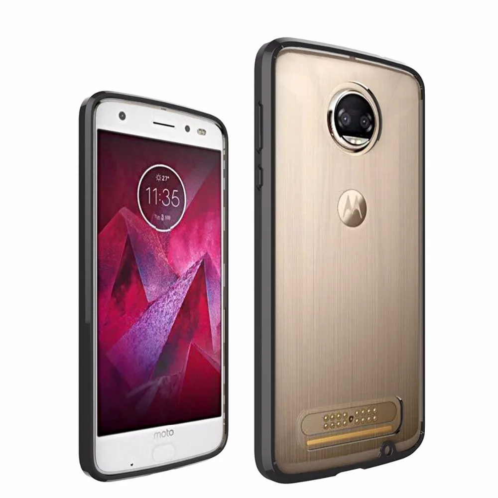 Чехол для Motorola Moto Z2 Force прозрачный жесткий чехол TPU бампер защитный телефона |