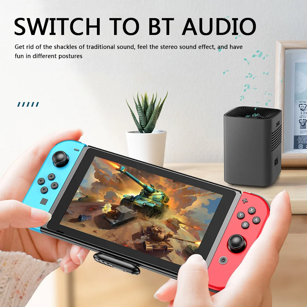 T71 USB Type C Bluetooth 5 0 беспроводной музыкальный адаптер аудио передатчик для Nintendo Switch
