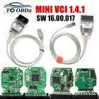 Диагностический инструмент OBD2, FTDI чип V16.00.017 Mini-VCI J2534 интерфейс Mini VCI USB кабель для Toyota TIS Techstream FTDI чип