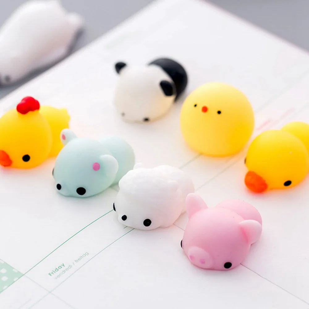 JMao мягкими красивые игрушки-животные для детей сжимаются Mochi поднимающиеся